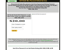 Tablet Screenshot of dell.studio.bios.password.novatecdirect.com